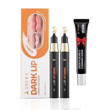 ABERA Fordyce Cream For Fordyce Spot, Fordyce Spot Remover For Men &amp; Women, Lip Balm For Lightening &amp; Brightening Dark Lips, Moisturizing Lip Plumper with Shea Butter (2 BOXES + Gift: Beard Growth)