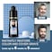 Mens Black Beard Dye Shampoo 5 Minutes, 3 In 1 Gray Reducing Mixing Free Beard Color Shampoo, Mustache Grooming Hair Dye for Men, 200ml