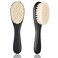 Shappy 2 Pieces Barber Fade Brush Men Beard Brush Neck Duster Cleaning Grooming Tool Soft Beard with Wooden Handle for Barber Hair Cutting Kits(Black)