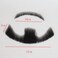 zigzag hair Face Beard Extension Human Hair Mustache Black Costume Fake Beard for Adults Men Realistic Makeup Lace Invisible False Beards (Black, Beard 7)