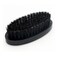 Black Boar Bristle Hair Beard Brush for Men, Pocket Travel Men's Wooden Small Soft Wood Beard Brush (Black)