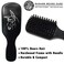 Badass Beard Care 100% Boars Hair Hardwood Frame Black Series Beard Brush For Men with Handle