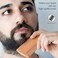 Wooden Beard Comb Kit, Dual Action Fine &amp; Coarse Teeth, Wood Color and Black Pocket Comb for Beards &amp; Mustaches &amp; Hair Grooming Care (2 Pack)