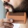 Wooden Beard Comb Kit, Dual Action Fine &amp; Coarse Teeth, Wood Color and Black Pocket Comb for Beards &amp; Mustaches &amp; Hair Grooming Care (2 Pack)