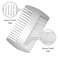 Stainless Steel Comb - Credit Card-Sized, Anti-Static Dual-Action Beard and Hair Comb, Perfect for Grooming on the Go, Presented in Elegant Gift Box