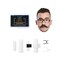Moustache Training Wheels, 2 Pair Set - Size L &amp; Size S Mustache Curler, Hair Styling Tool for Handlebar Mustache, Perfect Gentleman's Gift