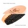 Boar Bristle Hair Beard Brush for Men, Pocket Travel Men's Wooden Small Soft Beard Brush (Skull)