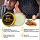 360 Wave Shampoo Wave Pomade Strong Hold 360 Wave Training Hair Cream, Wave Butter for Men Pocket Palm Brush Curved Wave Brush for Men Silky Durags for Men Extra Long Tails Wave Brush Wave Cap Set