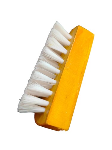 Wood Beard Brush - Boar Bristle Brush for Men - Military Style Beard Grooming Tool Wooden Grip Authentic Pefect for All Kind Of Beard Vallabh, Regular, Yellow