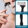 24 Pcs Men's Disposable Razors Bulk 5-blade Blade Razors for Men Set Sensitive Skin Razor Disposable Head Razor for a Smooth and Comfortable Shave
