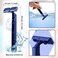 Chumia 30 Pieces Disposable Razors Bulk Individually Wrapped Disposable Safety Twin Blade Razors with Clear Safety Cap for Travel Hotels Motels Beauty Salons Homes