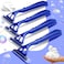 200 Pieces Disposable Razor Bulk for Men Individually Wrapped Twin Blades Shaving Razor for Shaving Safety Hotel Guest House Travel Home Use Portable, Blue