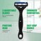 36 Pcs 3 Blade Disposable Razors Bulk Men's Disposable Razors Set Sensitive Disposable Razors Travel Razors for Men Disposable Head Razor for Hotel Spa Travel Christmas Party Gift