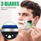 36 Pcs 3 Blade Disposable Razors Bulk Men's Disposable Razors Set Sensitive Disposable Razors Travel Razors for Men Disposable Head Razor for Hotel Spa Travel Christmas Party Gift