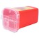 Disposal Blade Container Portable Sharps Container Barber Razor Blade Disposal Collect Box for Home Professional Use (Red)