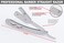 MF STATE Professional barber straight edge razor made with stainless steel for men Ergonomic Handle, and Classic Design for a Smooth Shave.