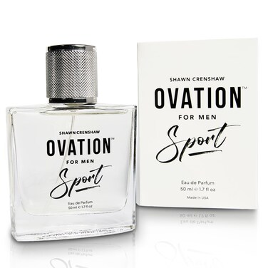 Ovation for Men Sport by Shawn Crenshaw Classic, Easy Wear, Casual, Daytime Cologne Fragrance Eau de Parfum 50ml (1.7 fl. oz.)