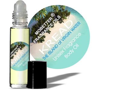 MOBETTER FRAGRANCE OILS Kread Island of Virgin Water Unisex Body Oil 1/3 oz roll on Glass Bottle