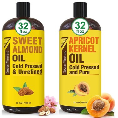 Seven Minerals Pure Sweet Almond Oil &amp; Pure Apricot Kernel Oil