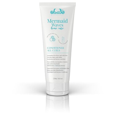 Mermaid Waves Home Care Conditioner &ndash; All Curls - Hydration and Intense Nutrition - Treatment For Frizzy, Wavy, and Curly Hair &ndash; 230ml / 8.11 Oz - Sweet Pro