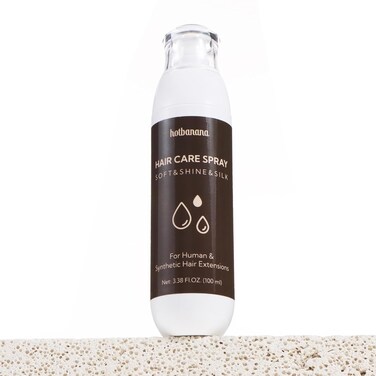 hotbanana Leave-In Conditioner Spray, Anti-Frizz Conditioning Hair Detangler Spray for All Hair Types Detangler Leave In Conditioner Heat Protectant Spray for Curly, Dry &amp; Damaged Hair 3.38 fl.Oz