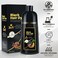 Black Hair Dye Shampoo 3 in 1 Champu Para Canas for Gray Hair Coverage, Natural and Herbal Color Shampoo for Women