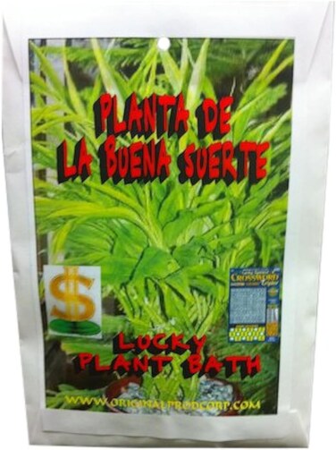 Original Botanica Good Luck Herb Bath Spiritual Cleansing Body Wash Ritual Negative Energy Protection Herb Purification Attract Good Luck Prosperity Attraction