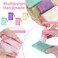 4 Pack Soap Savers, Exfoliating Mesh Soap Pouch, Foam Net Soap Saver Sack Drawstring Holder Bags, Mesh Foaming Bag Bubble Mesh Bags for Bath and Shower (Multicolor)