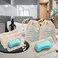 5PCS Natural Exfoliating Sisal Soap Bag, Eco-Friendly Reusable Bath Tool, Portable Travel &amp; Home Deep Cleansing Soap Saver Pouch