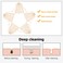 Beaupretty 5Pcs Exfoliating Soap Cottton Linen Soap Drawstring Saver Pouch Bathing Net Holder for Body Scrub Shower Spa (Mixed Color)