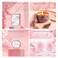 Bath and Body Gift Set for Women &amp; Girls - Japanese Cherry Blossom 7-Piece Luxurious Home Spa Gift Set with Shower Gel, Body Lotion, Bath Oil, Bath Salts, Soap, Bath Bombs, and Candle