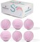 Organic Bath Bombs - Relaxing - Aromatherapy Bombs Made with Real Epsom Salt and Essential Oils for Muscle Relief and Moisture. Safe Bath Bombs for Kids and Adults. (6 Count (Pack of 1))