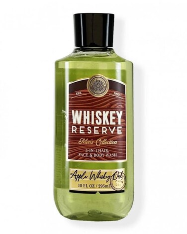 Bath &amp; Body Works Whiskey &amp; Reserve Bourbon Men's 3-IN-1 Hair &amp; Body Wash 10 Oz. (Whiskey &amp; Reserves)