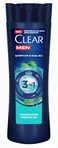 Clear Men 3 in 1 Shampoo &amp; Shower Gel Refreshing Menthol Complete Care -350 ML-11.8 Fl Oz