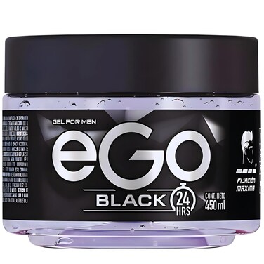Gel eGo Black, 450 ML Gel Exclusively Made for Men with Irresistible Fragrance for Her (BLACK 450ML), Clear