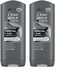 DOVE MEN + CARE Purifying Charcoal + Clay Body and Face Wash with 24-Hour Nourishing Micromoisture Technology Body Wash for Men, 13.5 oz (Pack of 2)
