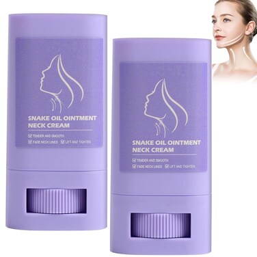 Samuwak Neck Care Stick, Neck Care Cream, Samuwak Neck Care Cream Moisturizing and Smooth, Neck Care Cream Stick for All Skin Types (2PCS)