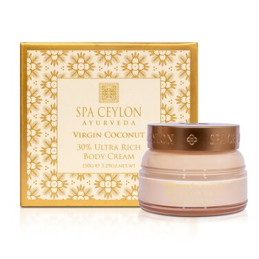 SPA CEYLON Virgin Coconut 30% Ultra Rich Body Cream   Hydrating   Suitable for all skin types