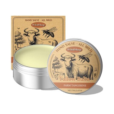 Beef Tallow Moisturizer - Beef Tallow for Skin - Body Butter for Dry Skin - Tallow and Honey Balm -Body Butter for Women - Deep Nourishement,Long-lasting Moisture,Smooth Tender Skin