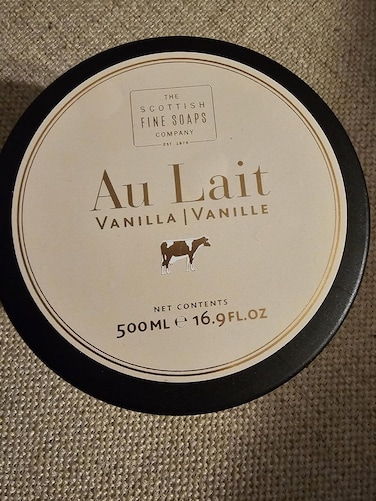 The Scottish Fine Soap Au Lait Vanilla Body Butter 16.9 fl oz/500ml