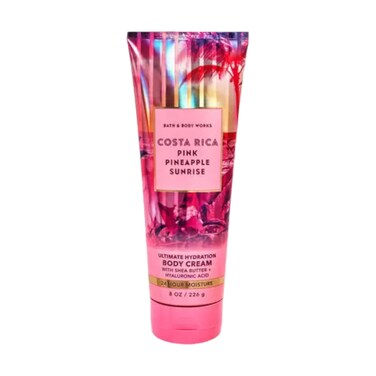 Bath &amp; Body Works Ultimate Hydration Body Cream For Women 8 Fl Oz 1- Pack (8 Ounce (Pack of 1), Pink Pineapple Sunrise)