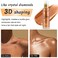 Body Shimmer Oil 100ml, Moisturizing Long Lasting Body Luminizer Face Brighten, Waterproof Liquid Illuminator Body Glow, Shimmer Body Glitter Oil Highlighter Summer Taning Makeup (#04 Golden Brown)