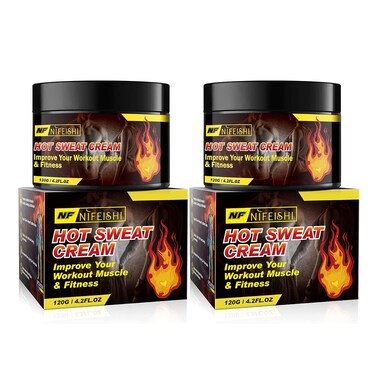 2 Pack Hot Cream, Fat Burning Cream for Belly, Slim Shaping Workout Enhancer Gel for Women and Men, Sweat Slimming Cream for Thighs, Legs, Tummy , Arms and Buttocks&hellip;