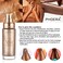 2 Pack PHOERA Body Luminizer, High Gloss Waterproof Body Luminizer Glitter Face Shimmer Moisturizer Lotion Tan Cream Foundation Makeup Bronzer(101 Rose Gold+103 Glistering Bronze)