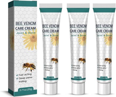 New Zealand Bee Venom Gel Cream,Propolis Gel Joint Cream for Neck,Waist,Back Hand Feet and Leg Non-Greasy