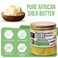 ALSOBEC Pure African Shea Butter Raw Organic, 100% Raw Shea Butter for Skin and Hair- Natural Unrefined Shea Butter, Best for Rough &amp; Dry Skin, 1 lb