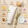 Hand Cream Making Kit, JCOOS DIY Handcream For Very Dry Hands, Lotion Making Kit, Shea Butter, Almond Oil, Jars, Tube, Essential Oils Natural Whipped Shea Butter Body Butter Making Kit Gifts for Women