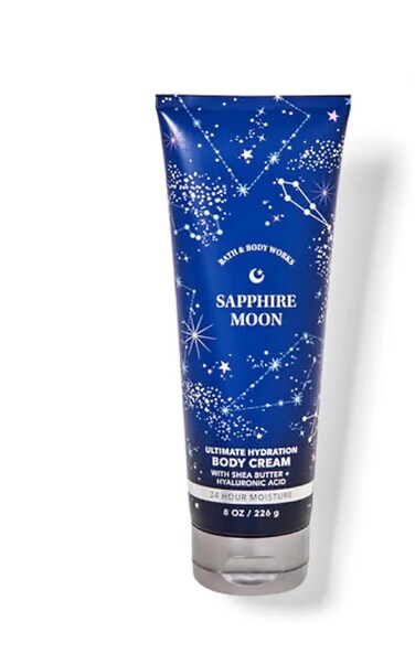 Bath &amp; Body Works Sapphire Moon Ultimate Hydration Body Cream Gift Set For Women, 8 Fl Oz (Sapphire Moon)