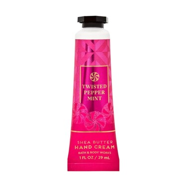Bath &amp; Body Works Shea Butter Hand Cream 1 OZ (Twisted Peppermint)