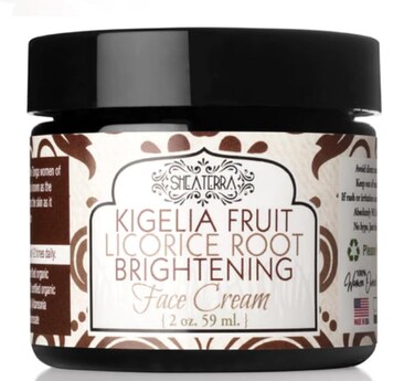 Shea Terra Kigelia Fruit Licorice Root Face Cream- 2 Ounce